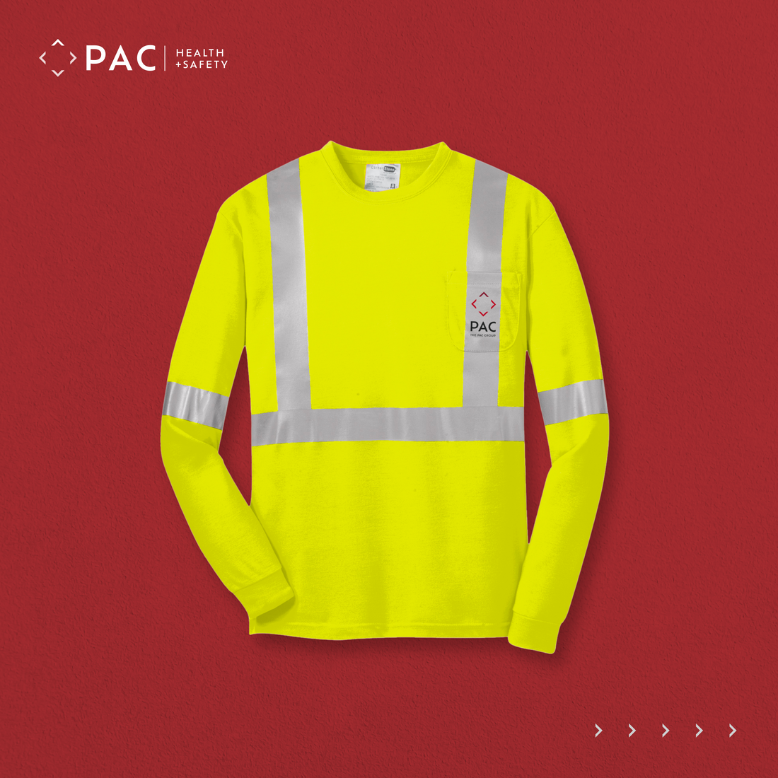 PPE Hi-Vis Long Sleeve T-Shirt