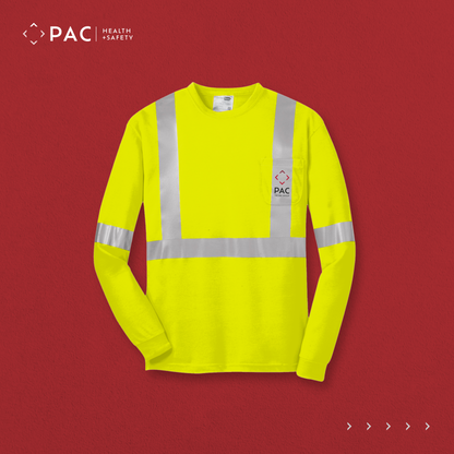 PPE Hi-Vis Long Sleeve T-Shirt