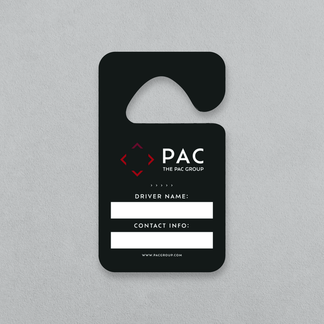Vehicle Hang Tag